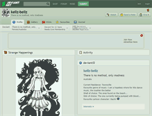 Tablet Screenshot of kellz-bellz.deviantart.com