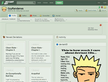 Tablet Screenshot of guyrandamas.deviantart.com