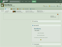 Tablet Screenshot of boombunny.deviantart.com