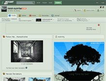 Tablet Screenshot of neon-sunrise.deviantart.com
