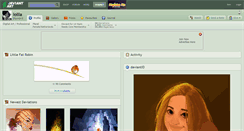 Desktop Screenshot of lolila.deviantart.com