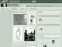 Tablet Screenshot of mybrandofsoap.deviantart.com