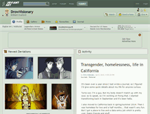 Tablet Screenshot of drowvisionary.deviantart.com