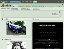 Tablet Screenshot of martinica.deviantart.com