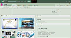 Desktop Screenshot of efeme.deviantart.com