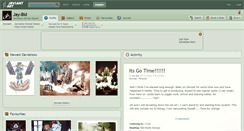 Desktop Screenshot of jay-bid.deviantart.com