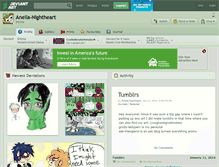 Tablet Screenshot of anella-nightheart.deviantart.com