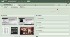 Desktop Screenshot of cramcomplex.deviantart.com