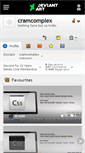 Mobile Screenshot of cramcomplex.deviantart.com