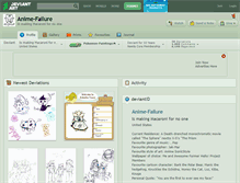 Tablet Screenshot of anime-failure.deviantart.com