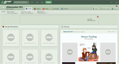 Desktop Screenshot of littlemonster1001.deviantart.com