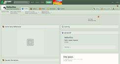 Desktop Screenshot of helixxsixx.deviantart.com