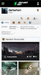 Mobile Screenshot of darkarken.deviantart.com