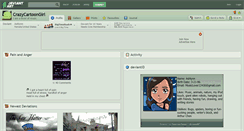 Desktop Screenshot of crazycartoongirl.deviantart.com