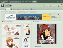 Tablet Screenshot of beatomegu.deviantart.com