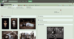Desktop Screenshot of bunnycorpse.deviantart.com