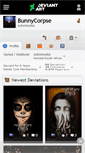 Mobile Screenshot of bunnycorpse.deviantart.com