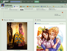 Tablet Screenshot of djmirnum.deviantart.com