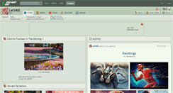Desktop Screenshot of lachriz.deviantart.com