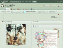 Tablet Screenshot of jennycupcakes.deviantart.com