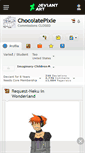 Mobile Screenshot of chocolatepixie.deviantart.com