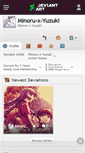 Mobile Screenshot of minoru-x-yuzuki.deviantart.com