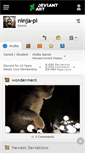 Mobile Screenshot of ninja-pi.deviantart.com