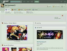 Tablet Screenshot of mel-kuronoa15.deviantart.com