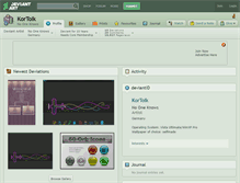 Tablet Screenshot of kortoik.deviantart.com
