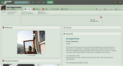 Desktop Screenshot of karmagenerator.deviantart.com