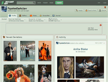 Tablet Screenshot of fayeleedarkclaw.deviantart.com