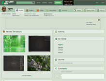 Tablet Screenshot of egnu.deviantart.com