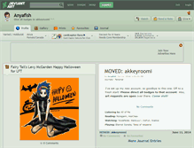 Tablet Screenshot of anyafish.deviantart.com