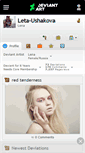 Mobile Screenshot of leta-ushakova.deviantart.com