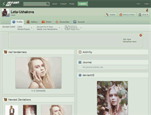 Tablet Screenshot of leta-ushakova.deviantart.com