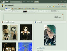 Tablet Screenshot of omnislash083.deviantart.com