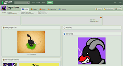 Desktop Screenshot of dragon1lover.deviantart.com