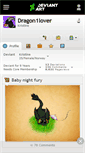 Mobile Screenshot of dragon1lover.deviantart.com
