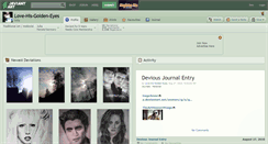 Desktop Screenshot of love-his-golden-eyes.deviantart.com