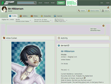 Tablet Screenshot of mr-nikkerson.deviantart.com