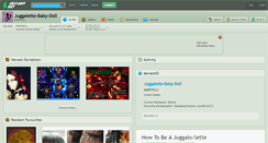 Desktop Screenshot of juggalette-baby-doll.deviantart.com