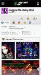 Mobile Screenshot of juggalette-baby-doll.deviantart.com