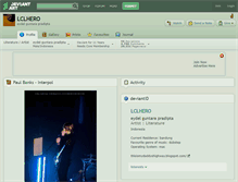 Tablet Screenshot of lclhero.deviantart.com