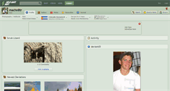 Desktop Screenshot of machn8tr.deviantart.com