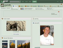 Tablet Screenshot of machn8tr.deviantart.com