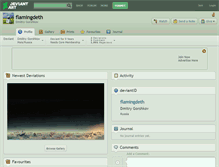 Tablet Screenshot of flamingdeth.deviantart.com