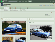 Tablet Screenshot of petdesigner.deviantart.com