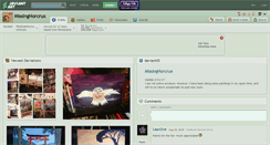 Desktop Screenshot of missinghorcrux.deviantart.com