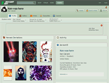 Tablet Screenshot of ken-was-here.deviantart.com