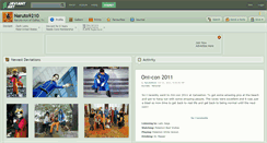 Desktop Screenshot of naruto9210.deviantart.com